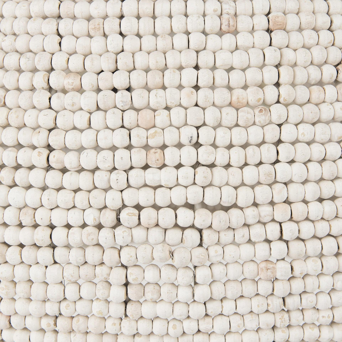 Whitewash Beaded Hanging Chandelier