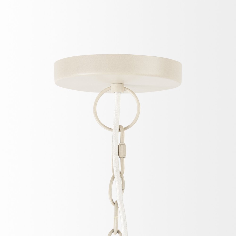 Light Brown Six Tier Hanging Chandelier