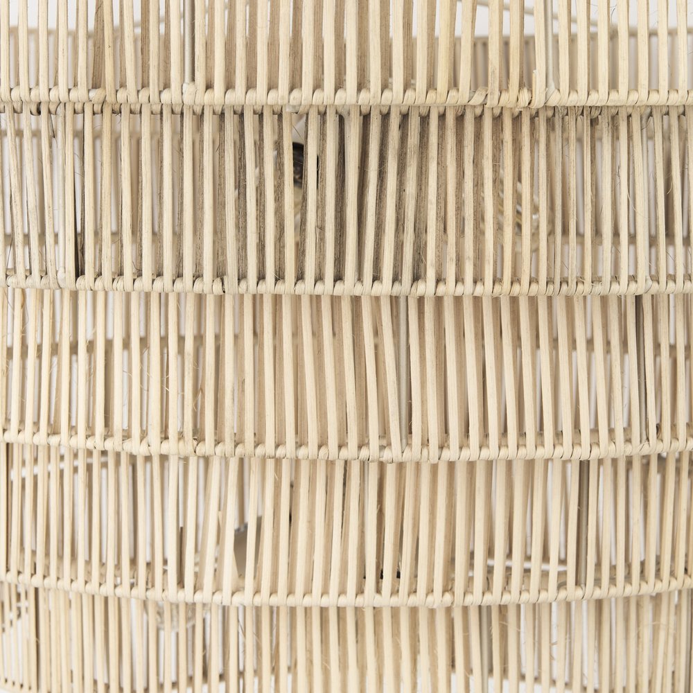 Light Brown Six Tier Hanging Chandelier