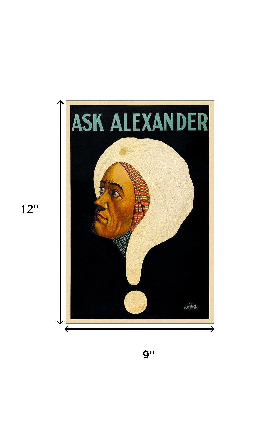 Vintage 1934 Blackstone Magic Unframed Print Wall Art