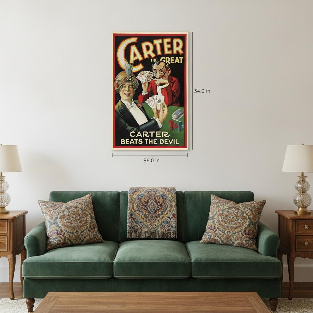 Vintage 1922 Carter Vintage Magic Unframed Print Wall Art