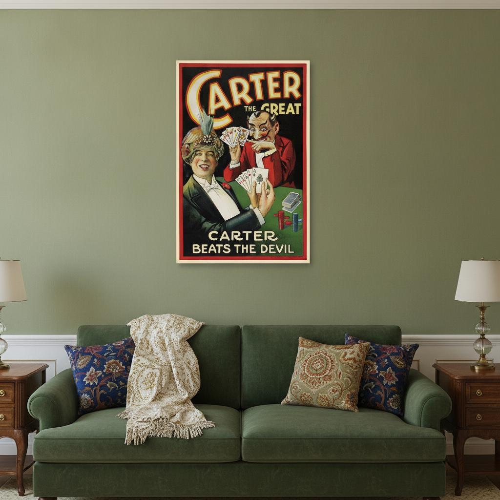 Vintage 1922 Carter Vintage Magic Unframed Print Wall Art