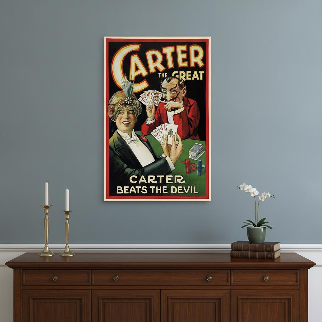 Vintage 1922 Carter Vintage Magic Unframed Print Wall Art