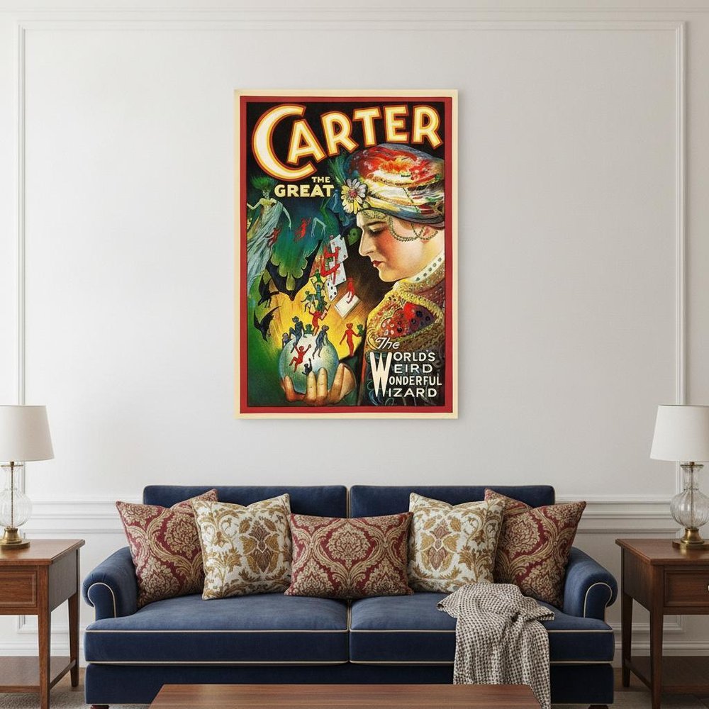 Vintage c1920sCarter Magic Poster Wall Art