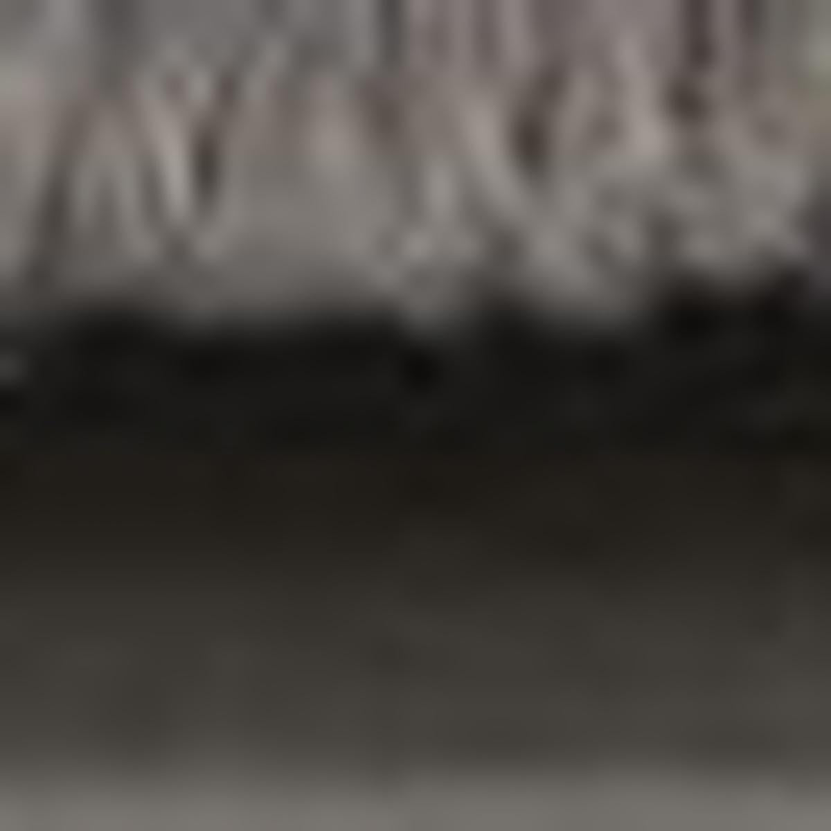 10' Gray Abstract Power Loom Runner Rug