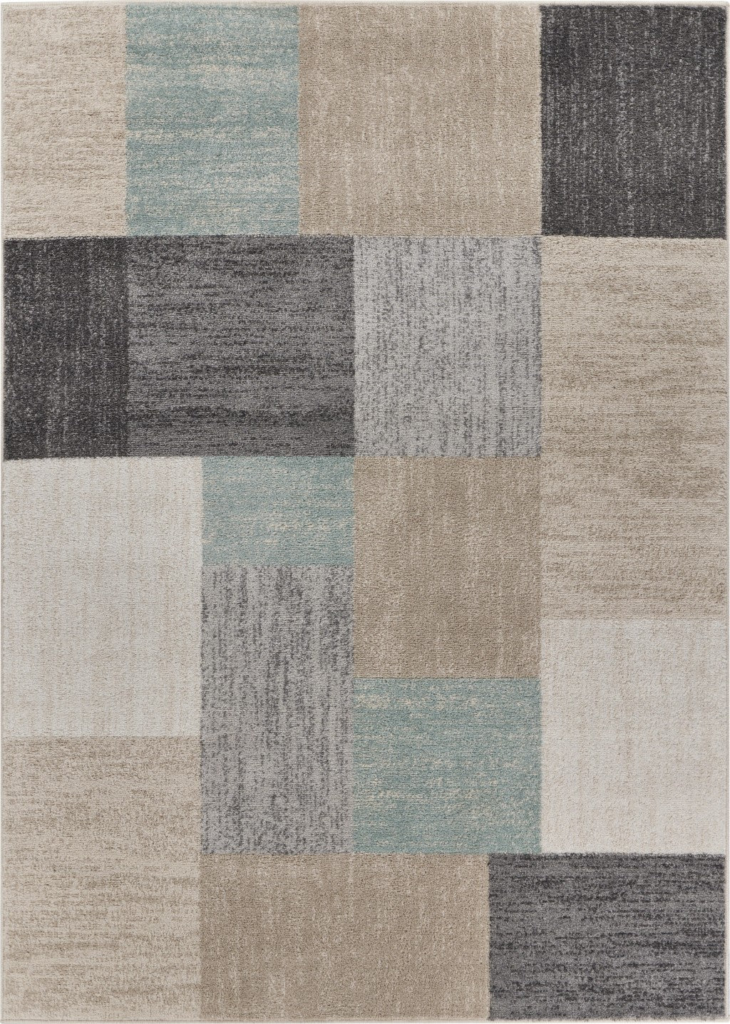 8' X 10' Gray And Brown Dhurrie Area Rug