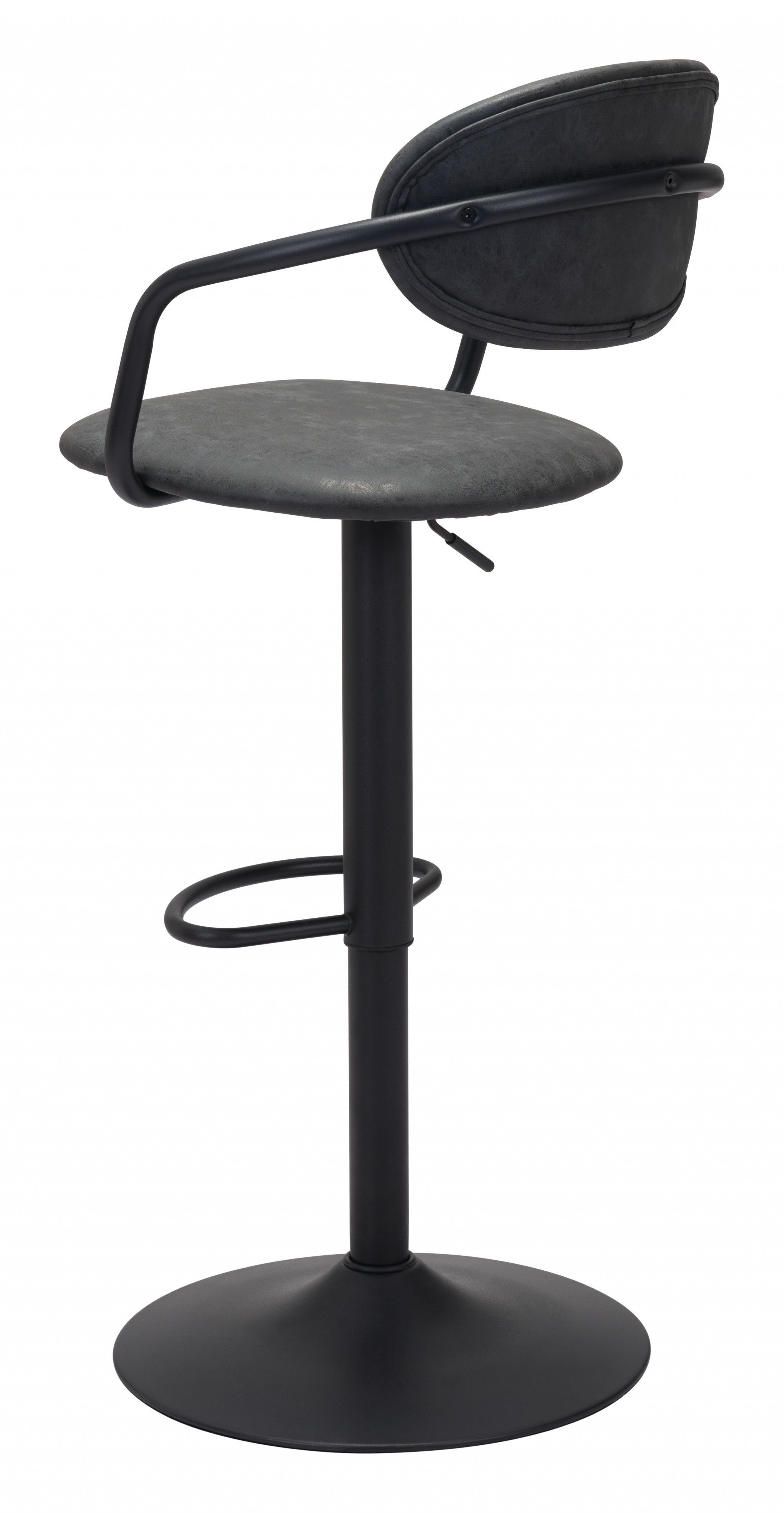 Adjustable Height Steel Swivel Low Back Counter Height Bar Chair