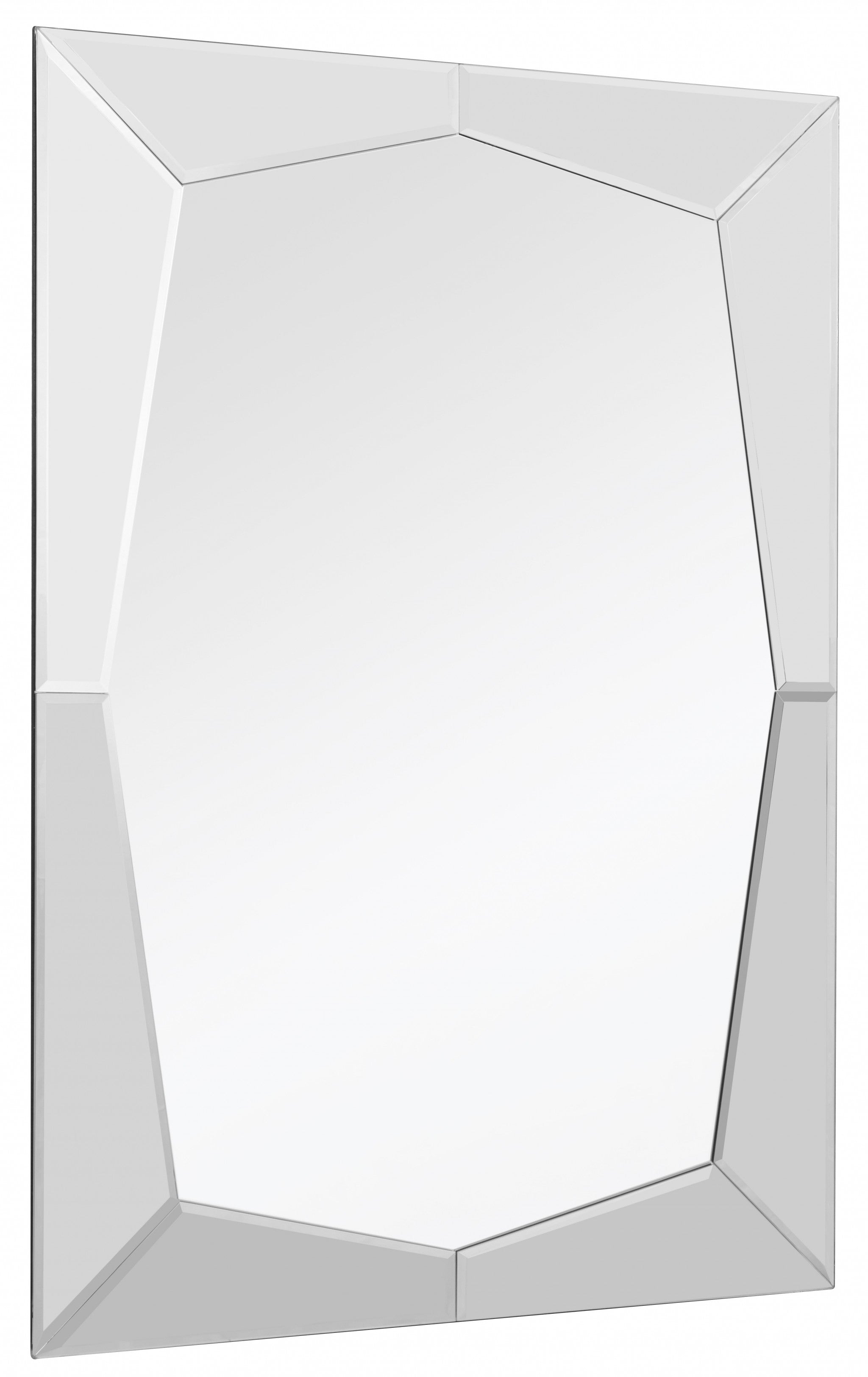 36" Clear Glass Framed Accent Mirror