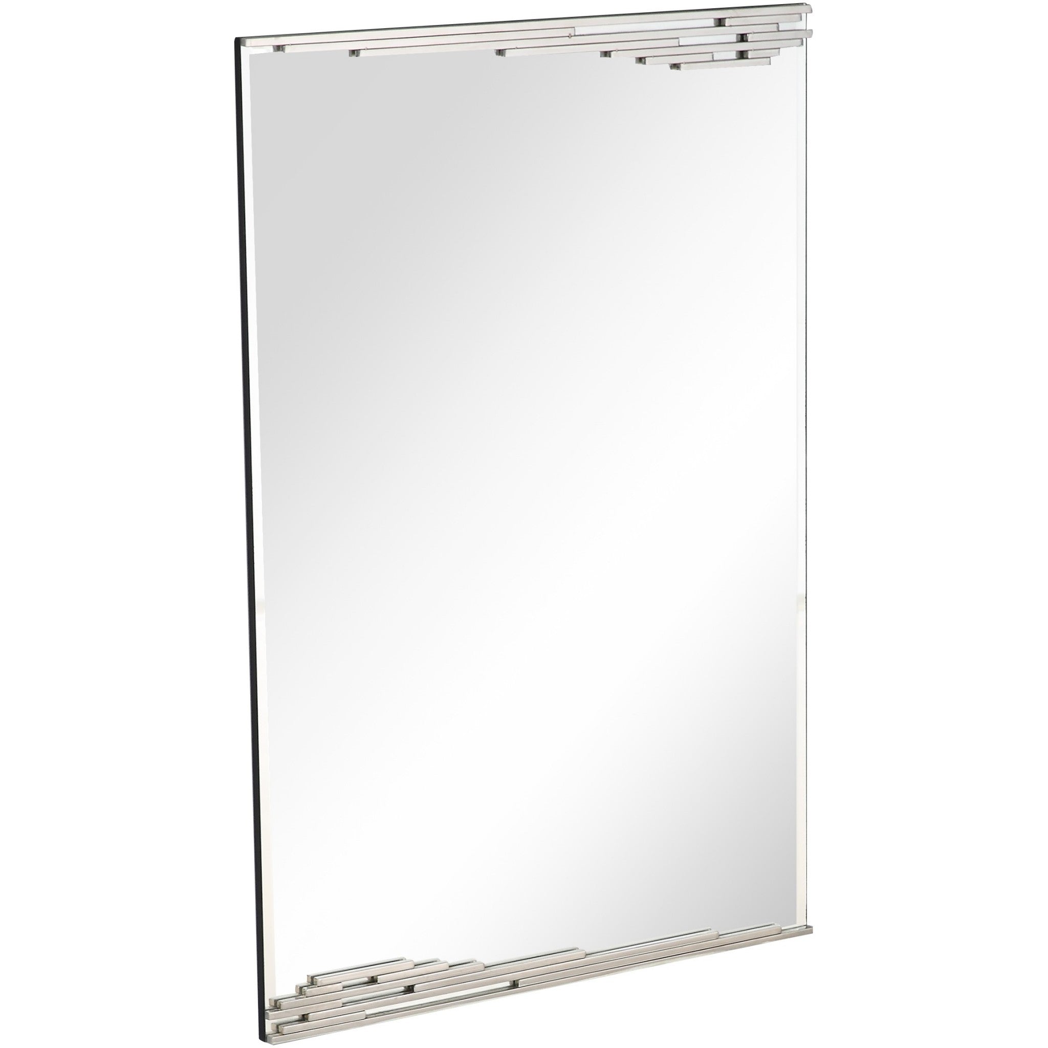 46" Silver Framed Accent Mirror