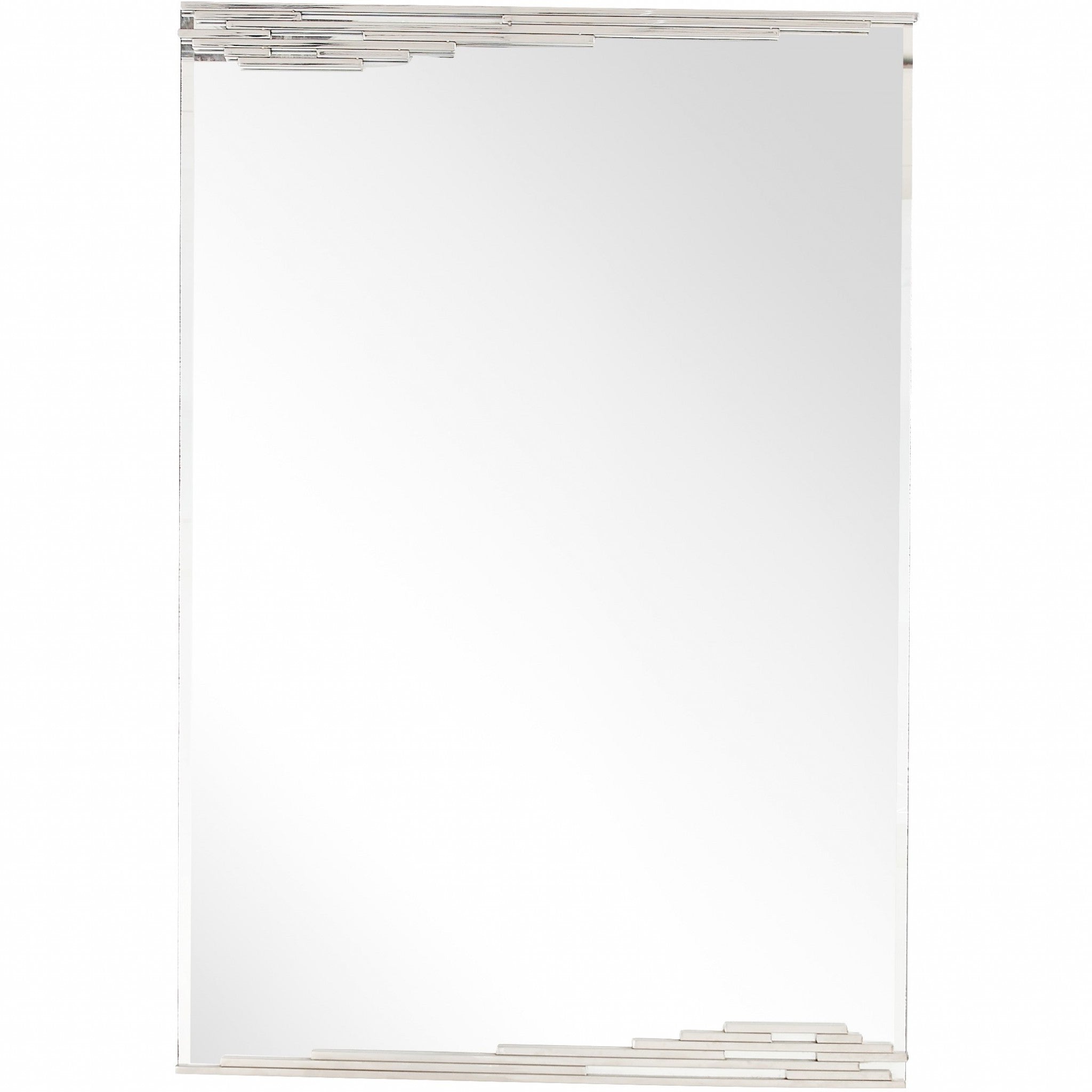 46" Silver Framed Accent Mirror