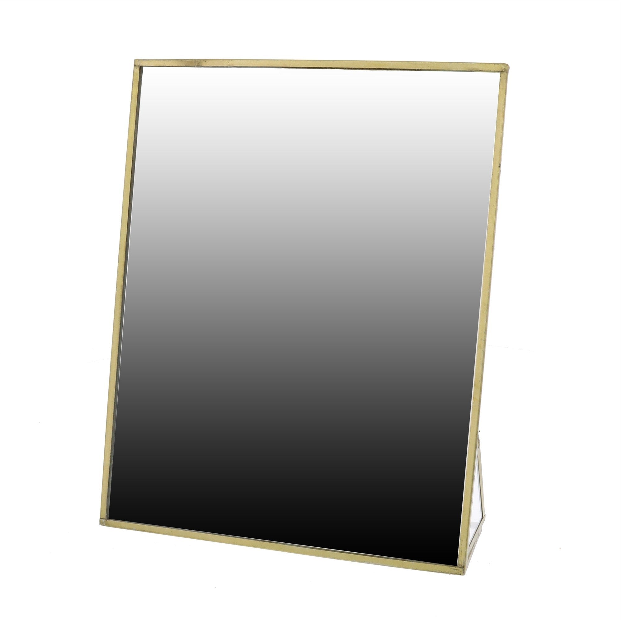 Jumbo Gold Metal Vanity Mirror