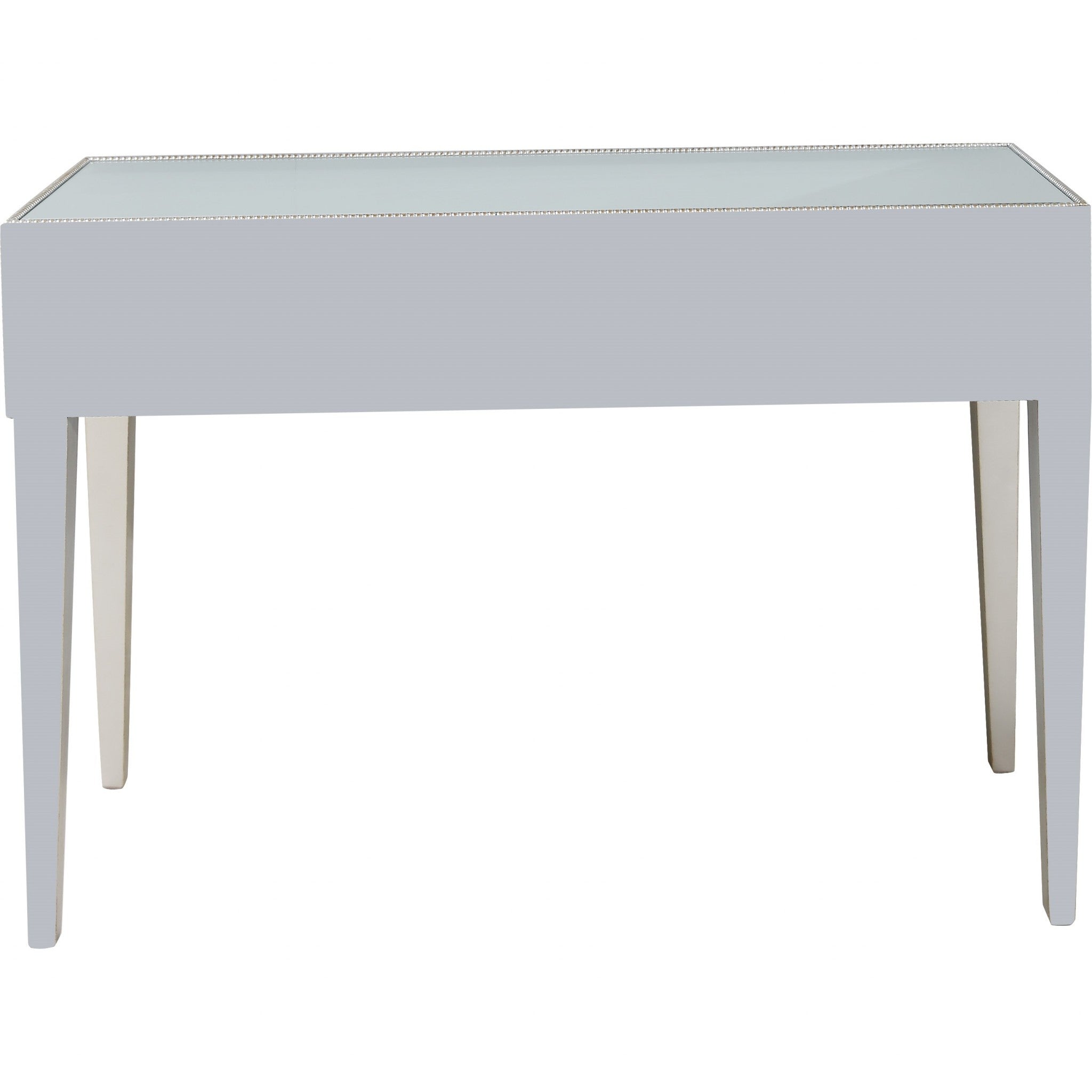 Silver Beaded Console Table