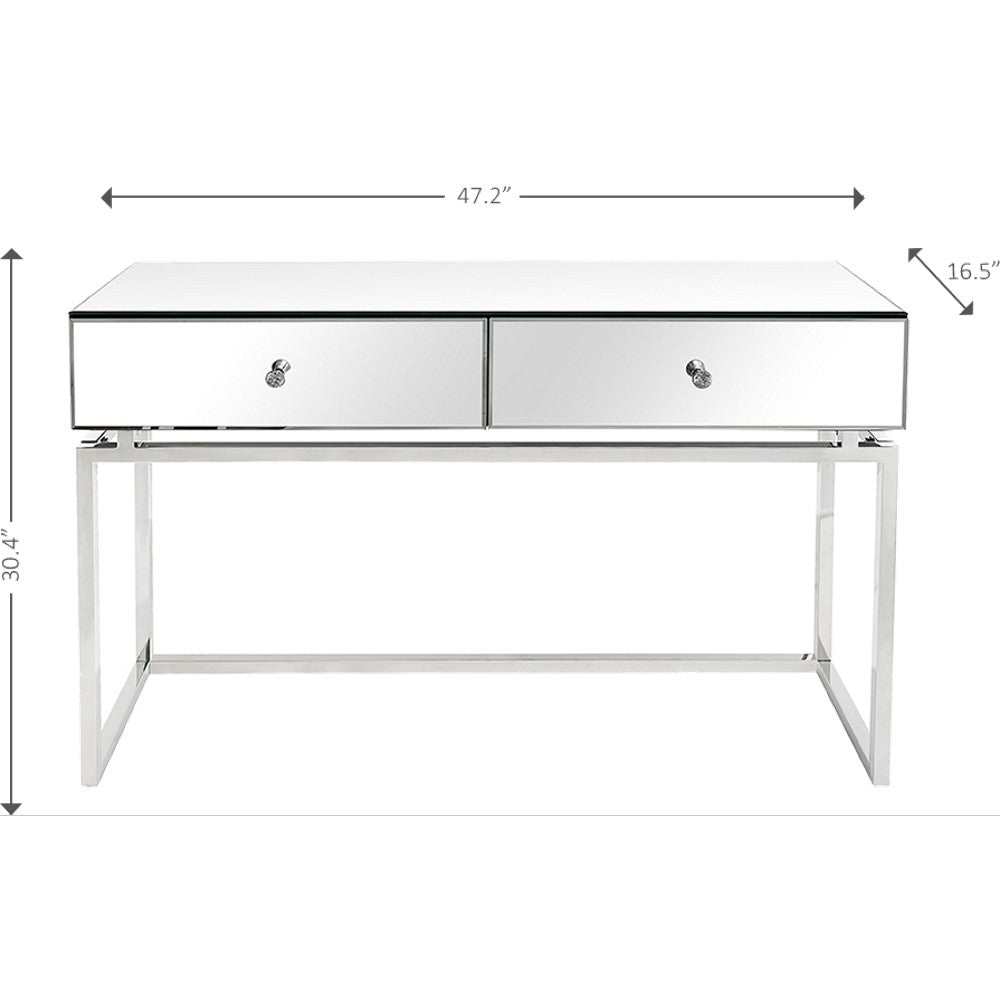 Silver Chic Console Table