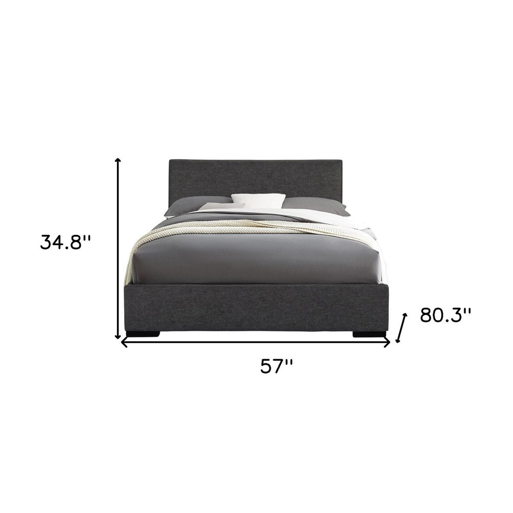 White Faux Leather King Bed Frame