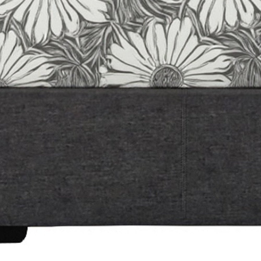 White Faux Leather King Bed Frame