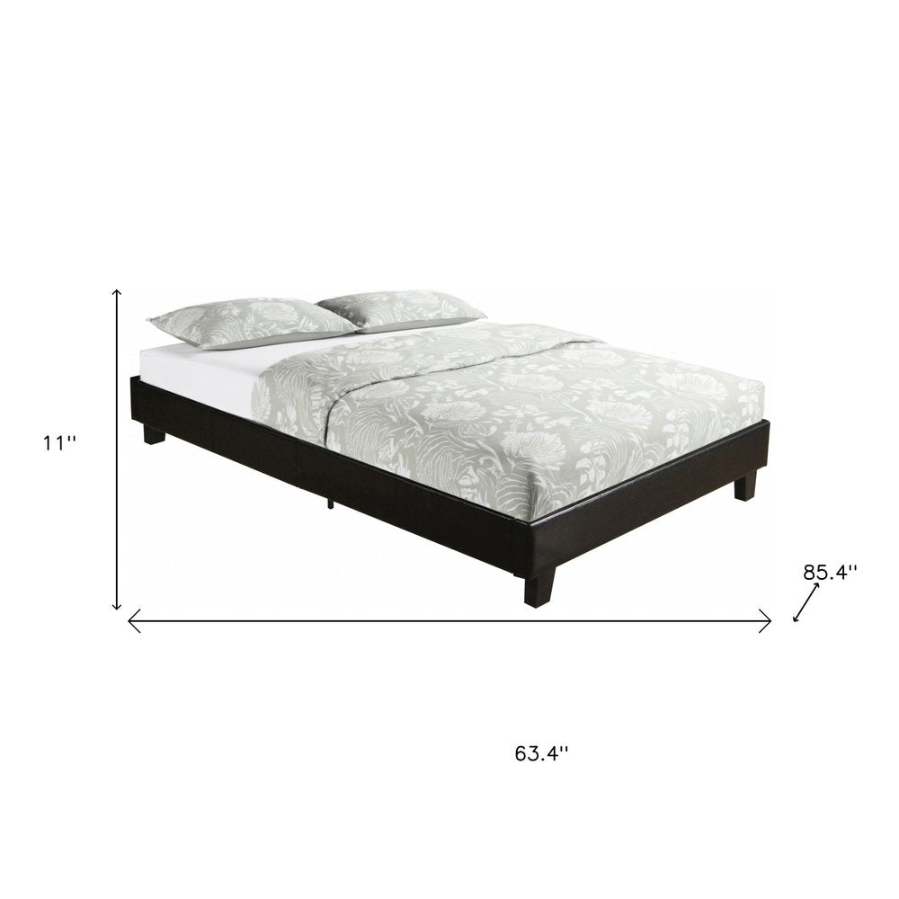 White Faux Leather King Bed Frame