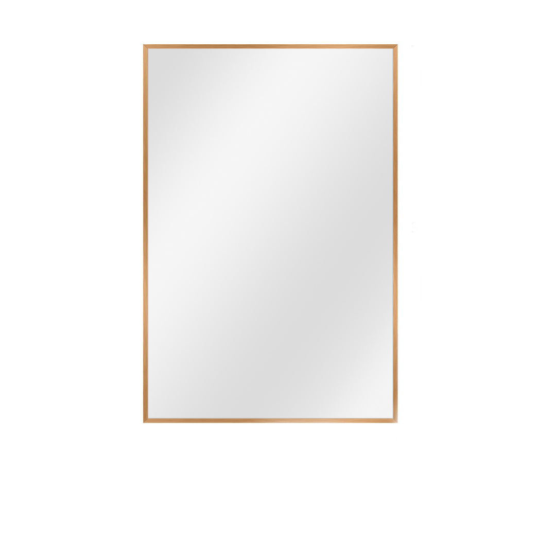 36" Gold Aluminum Framed Accent Mirror