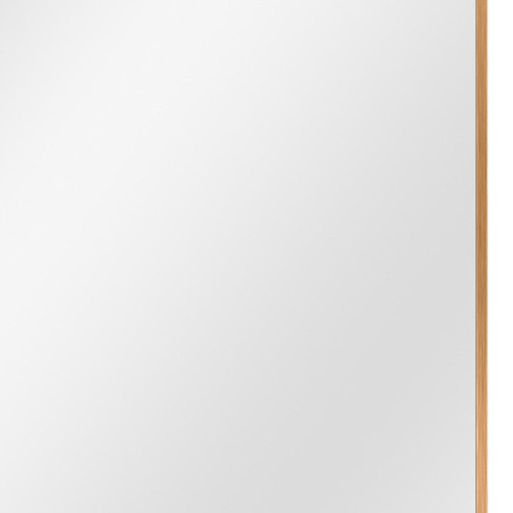36" Gold Aluminum Framed Accent Mirror