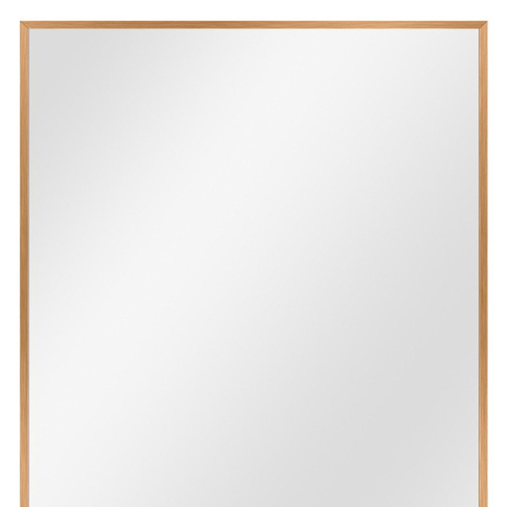 36" Gold Aluminum Framed Accent Mirror