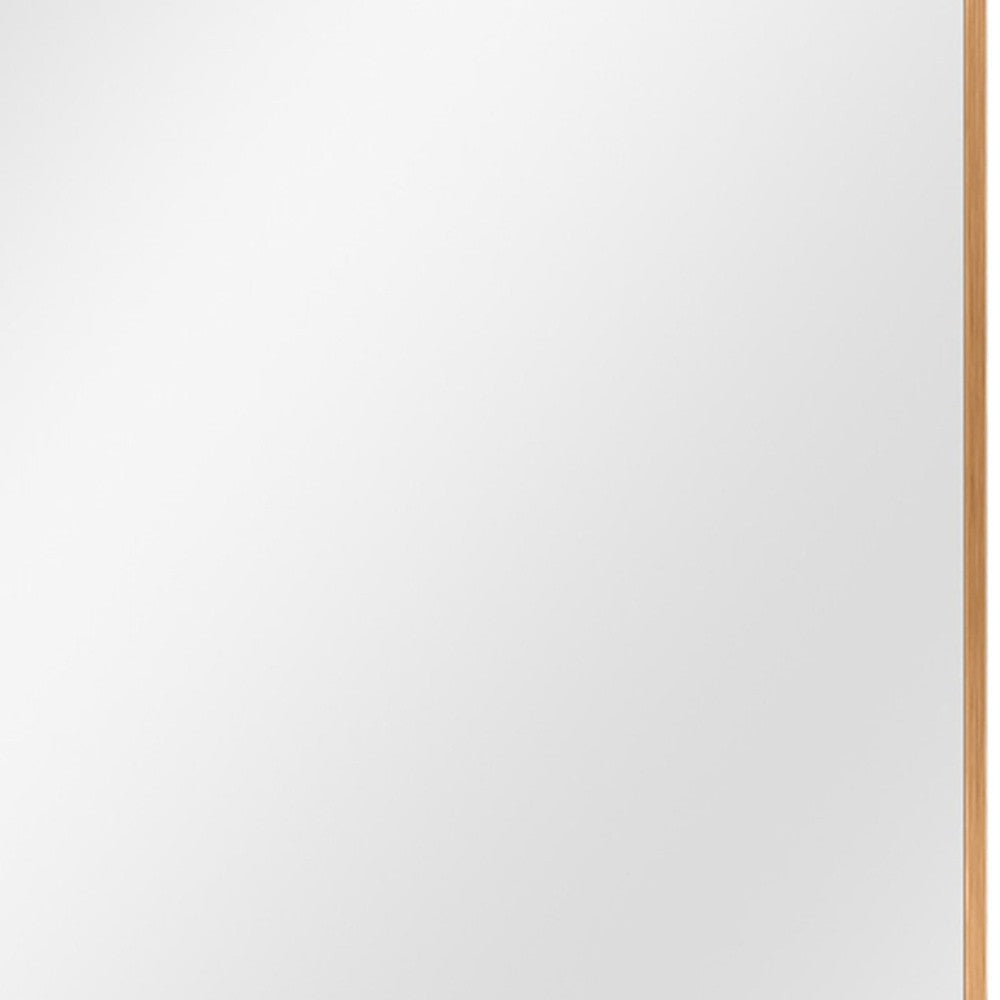 36" Gold Aluminum Framed Accent Mirror