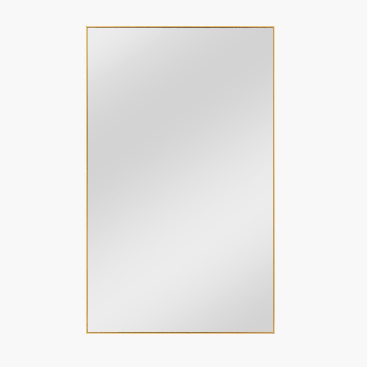 Gold Metal Framed Full Length Hanging Mirror
