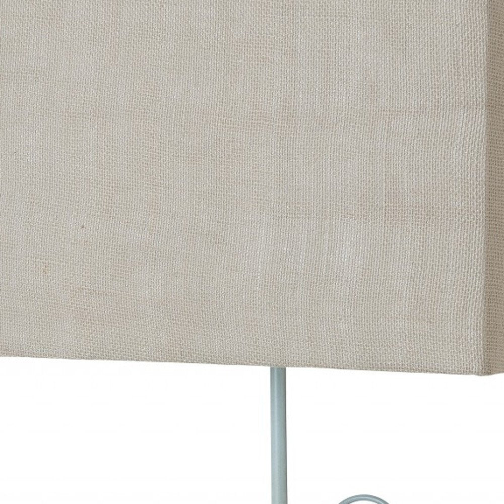 Set of Two 28" Blue Coastal Anchor Table Lamps With Beige Shade