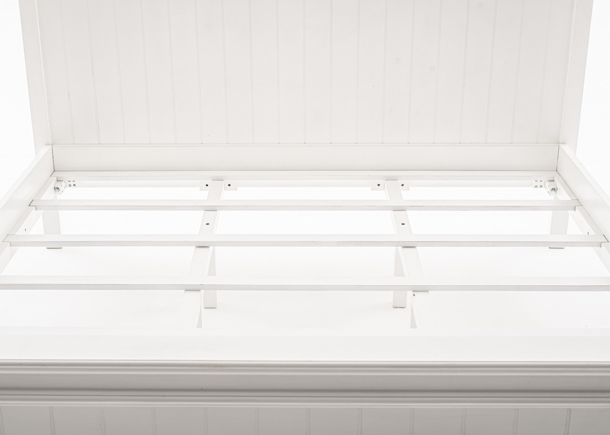 Classic White Panel King Size Bed