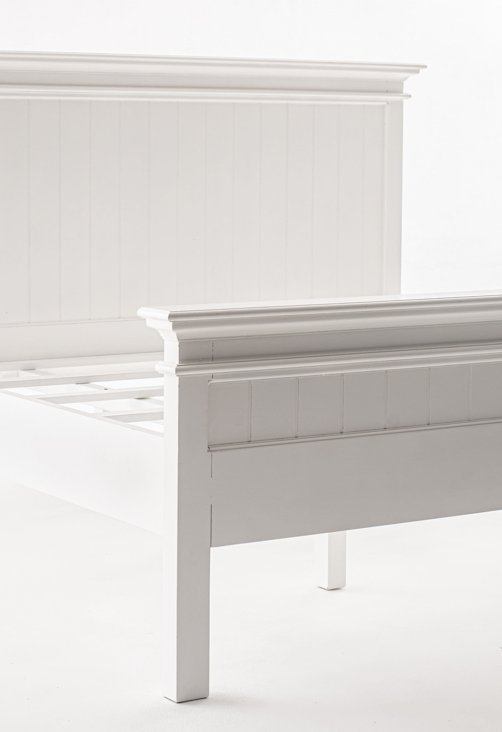 Classic White Panel King Size Bed