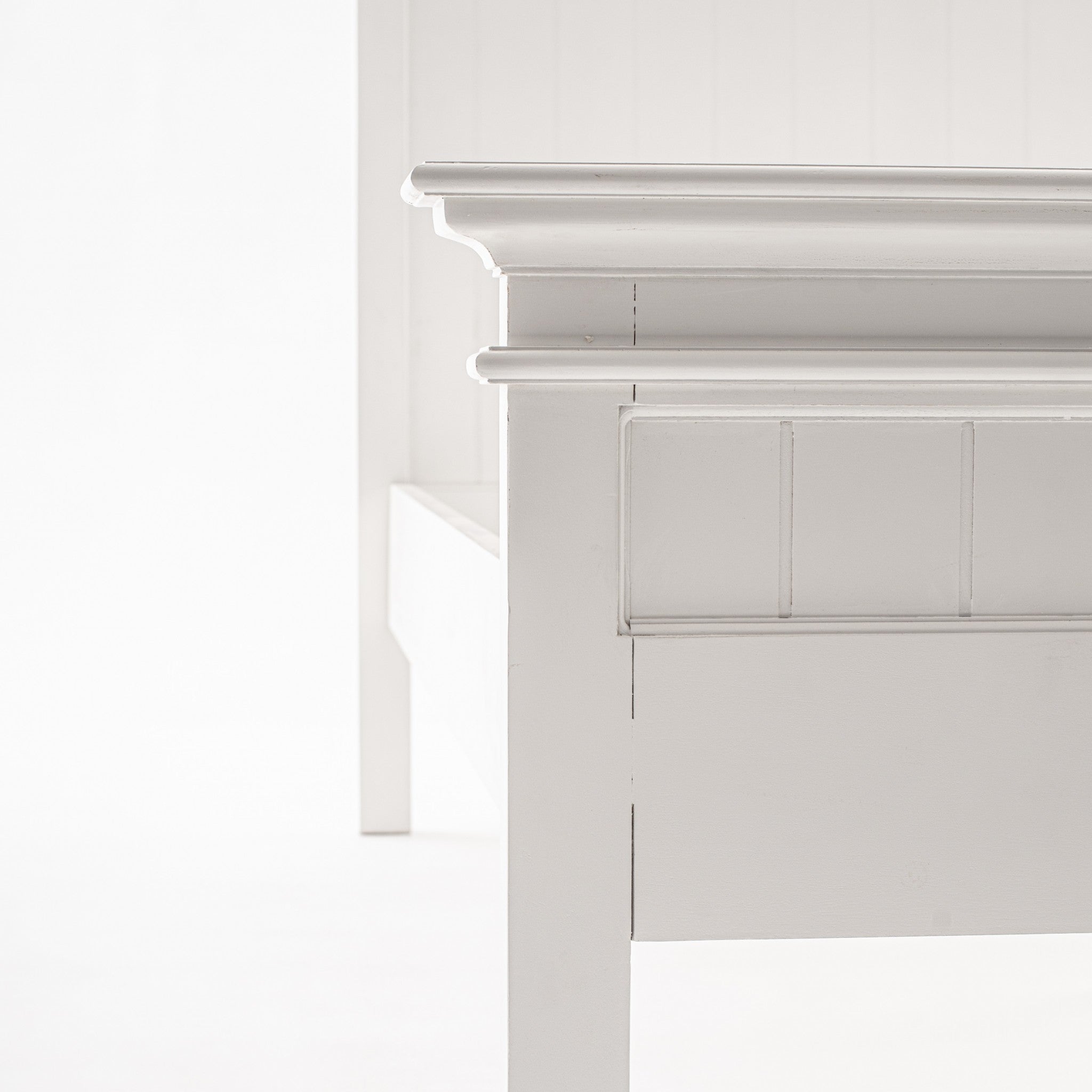 Classic White Panel King Size Bed
