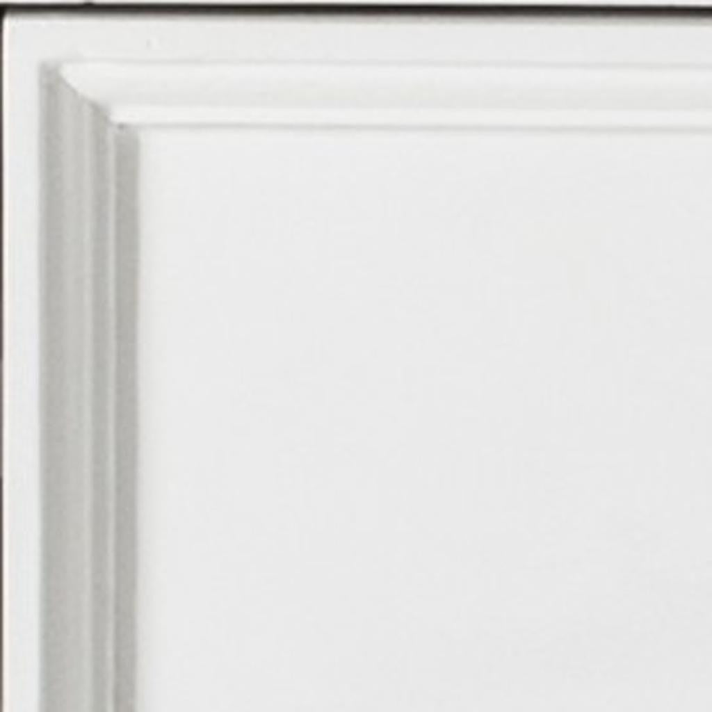 24" White Solid Wood Distressed One Drawer Nightstand