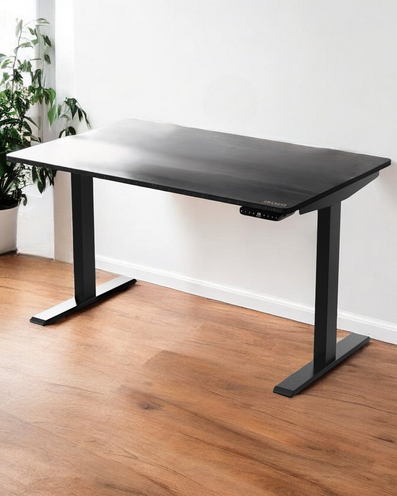 60" Adjustable Black Stainless Steel Standing Desk