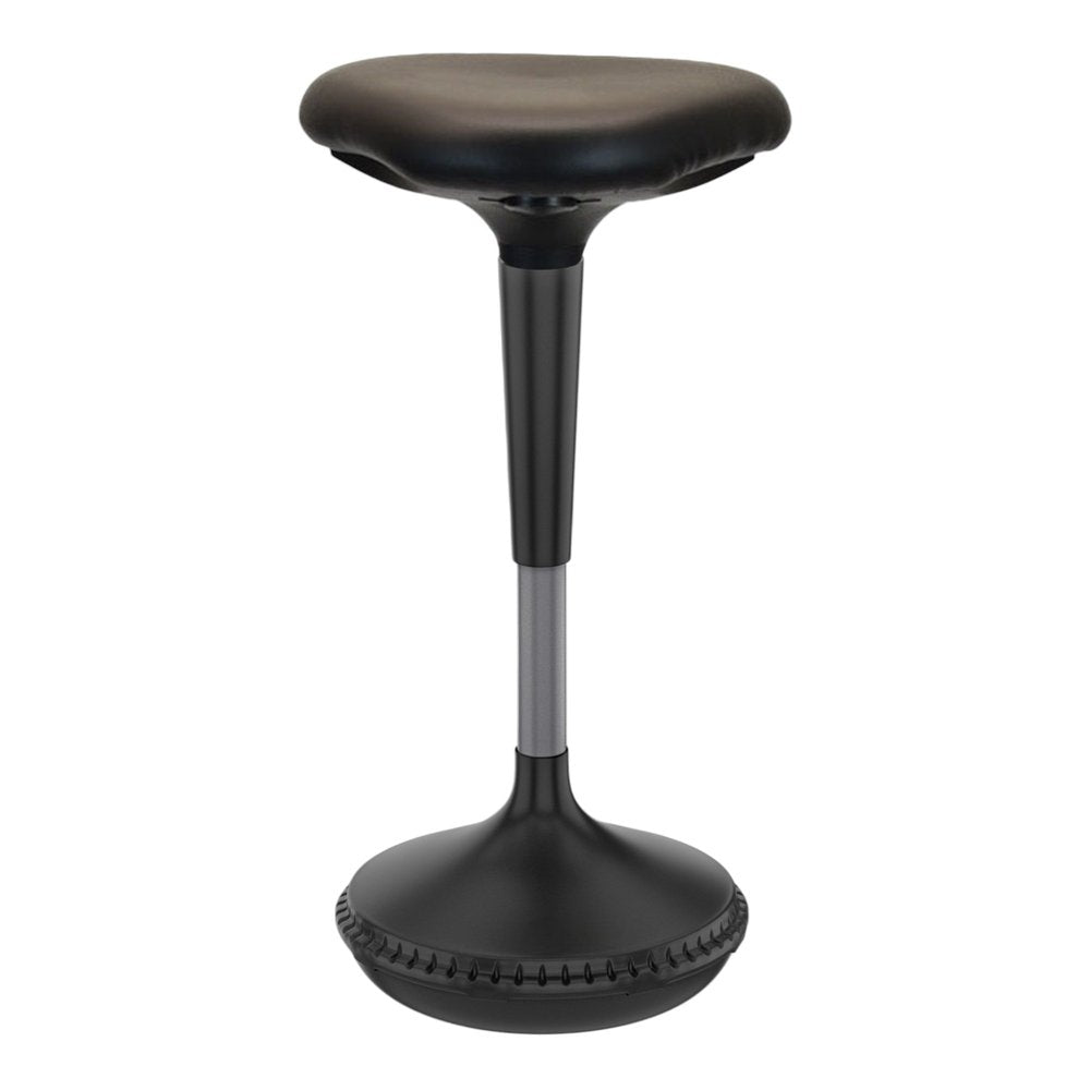 Black Adjustable Height Swivel Office Chair