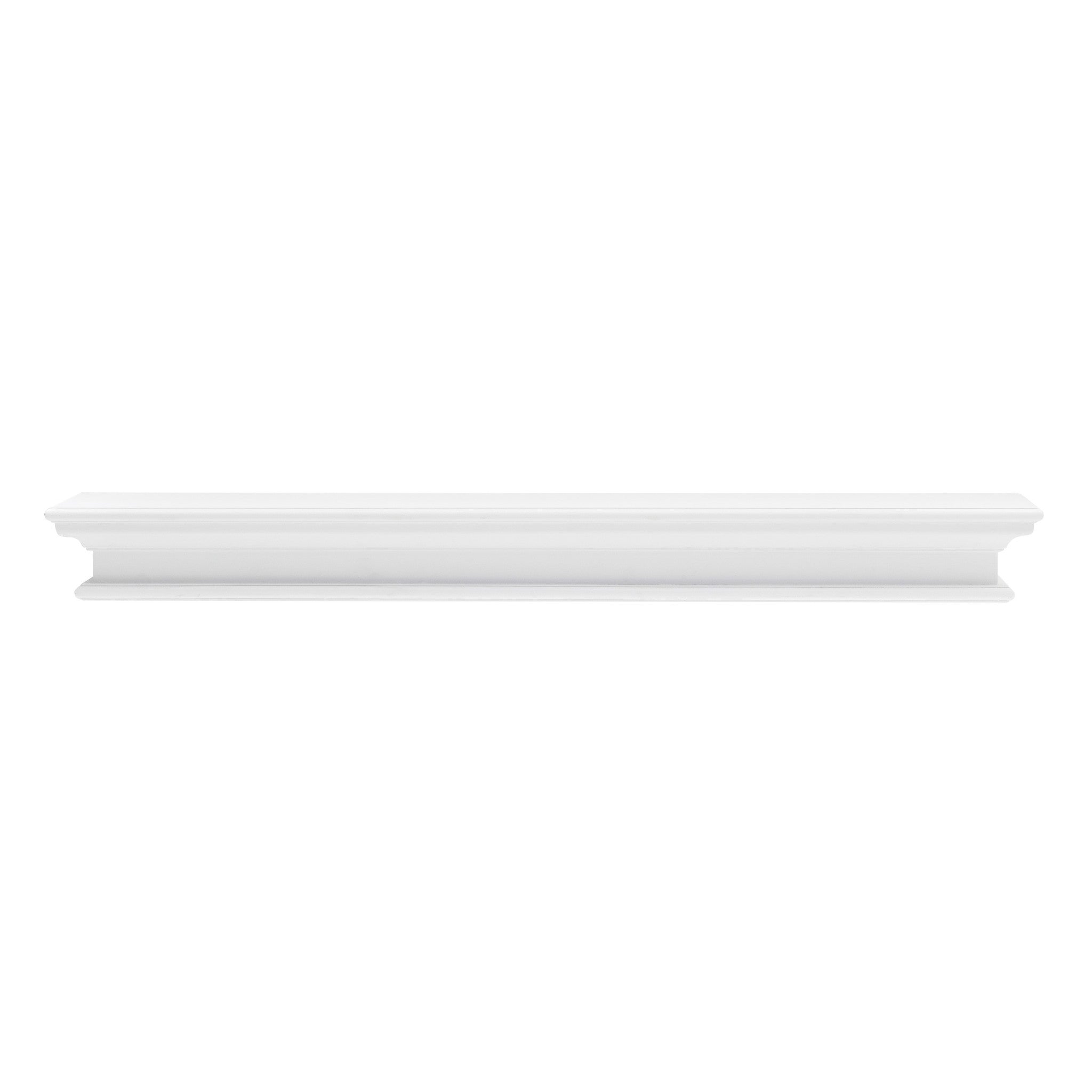 47" Classic White XL Floating Wall Shelf