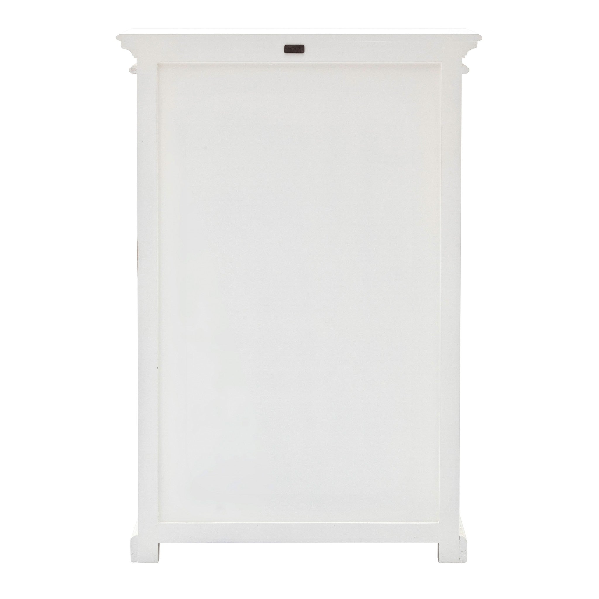 Classic White Two Level Storage Cabinet