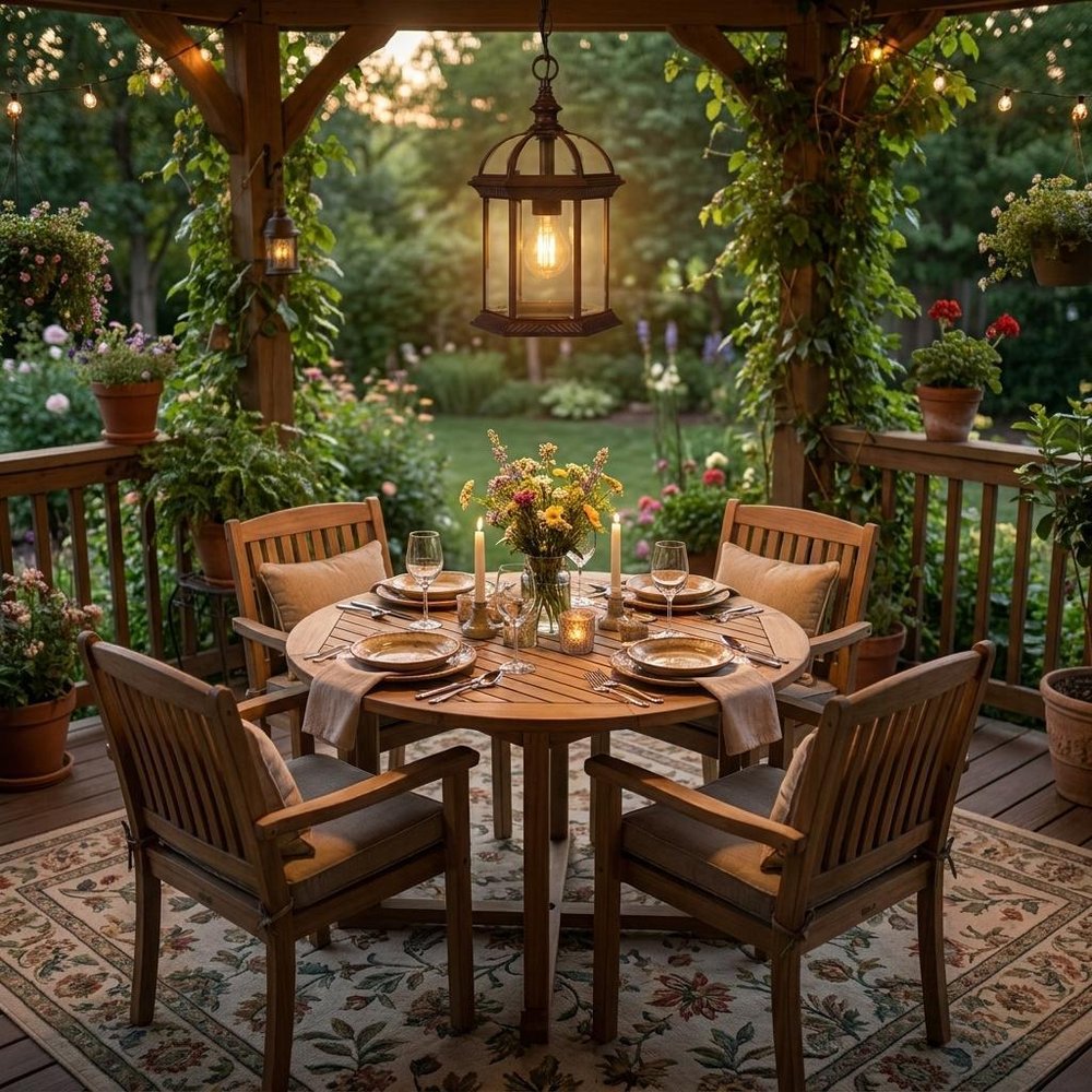 Dark Brown Cage Hanging Light