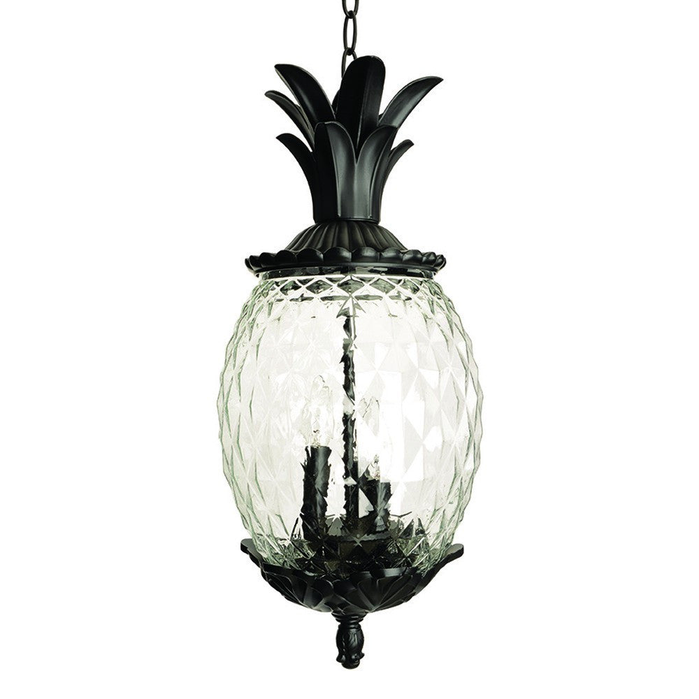 Lanai 3-Light Black Coral Hanging Light