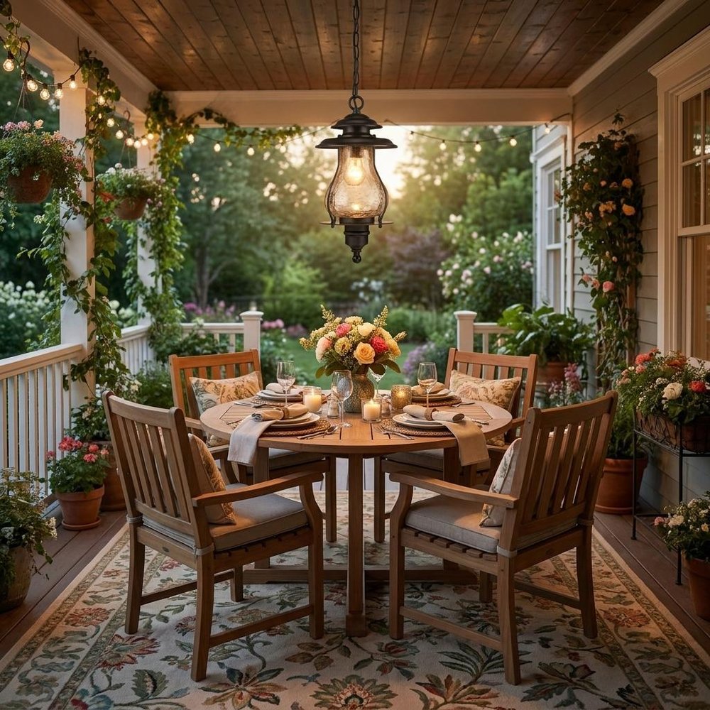 Matte Black Oil Lantern Hanging Light