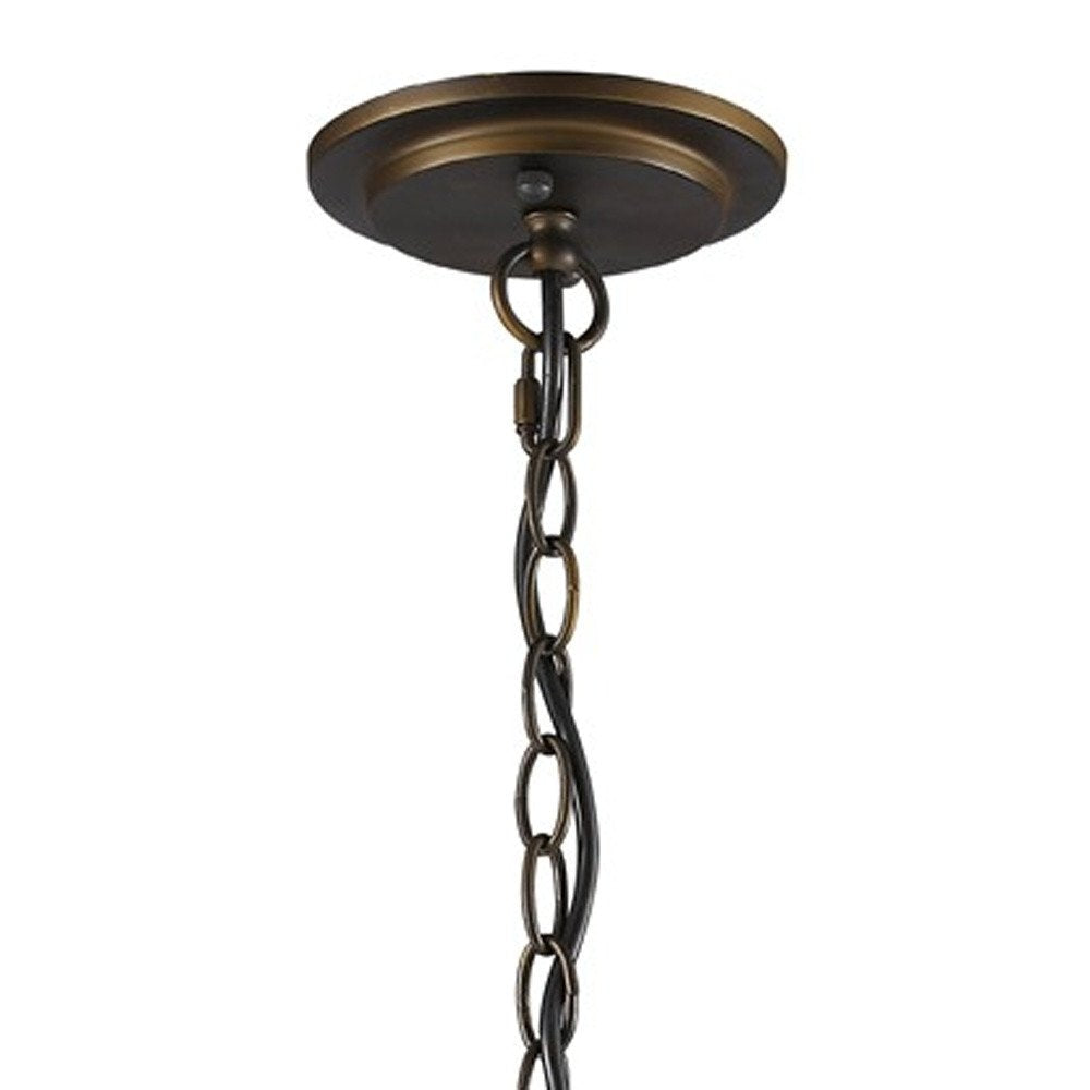 Brown Crystal Dimmable Ceiling Light With Brown Shades