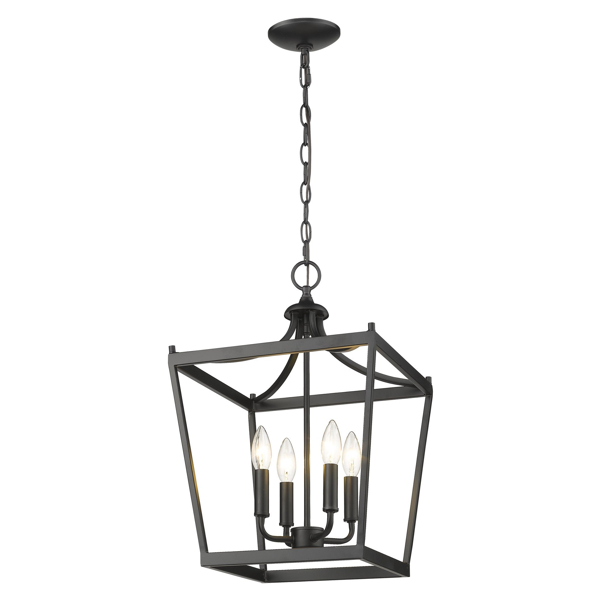 Kennedy 4-Light Matte Black Pendant