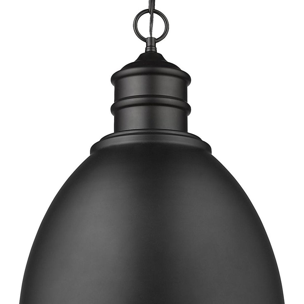 Black Metal Dimmable Ceiling Light With Black Shades