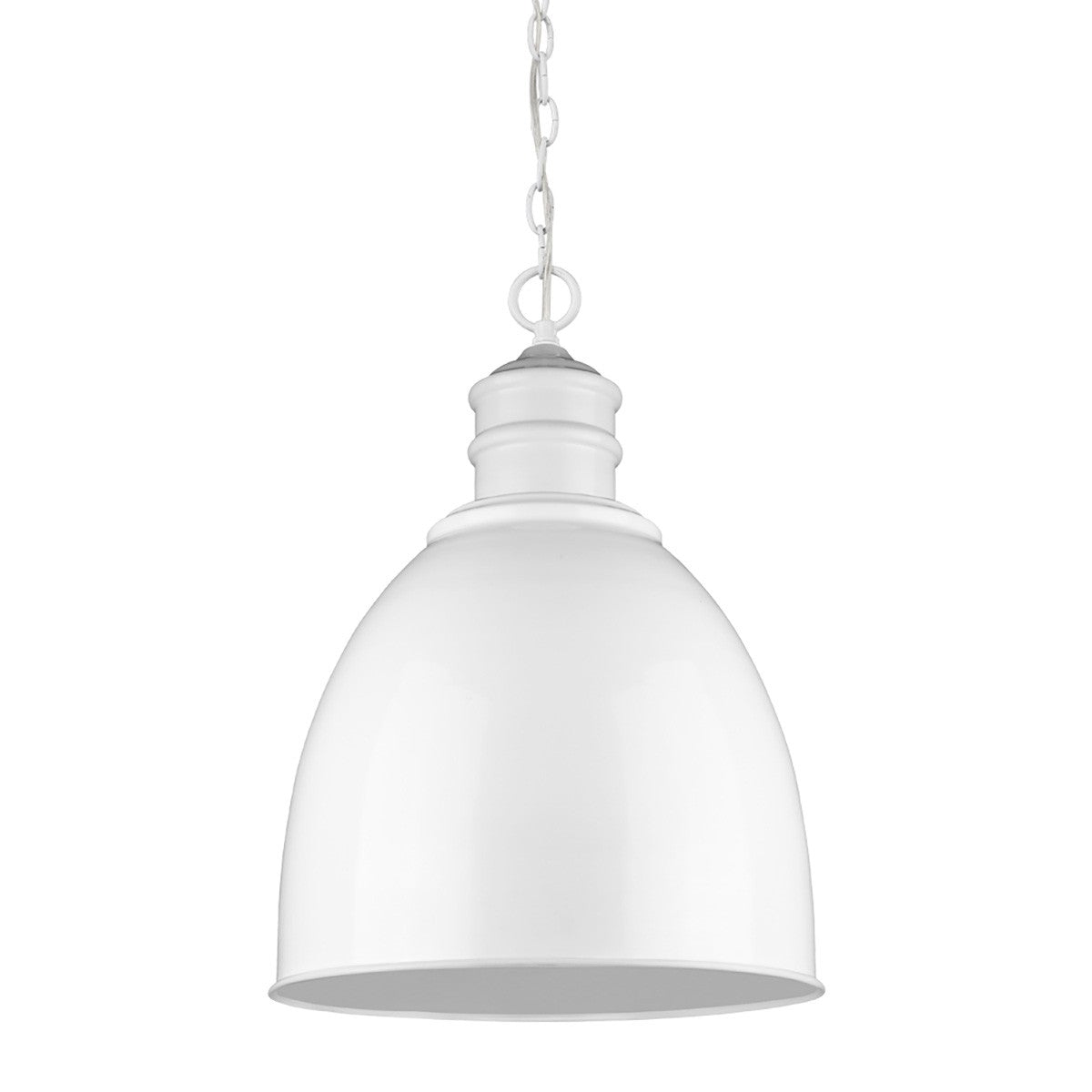 White Metal Dimmable Ceiling Light With White Shades