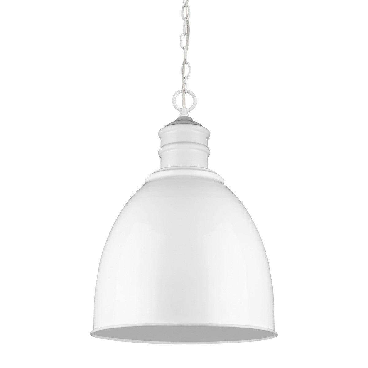 White Metal Dimmable Ceiling Light With White Shades
