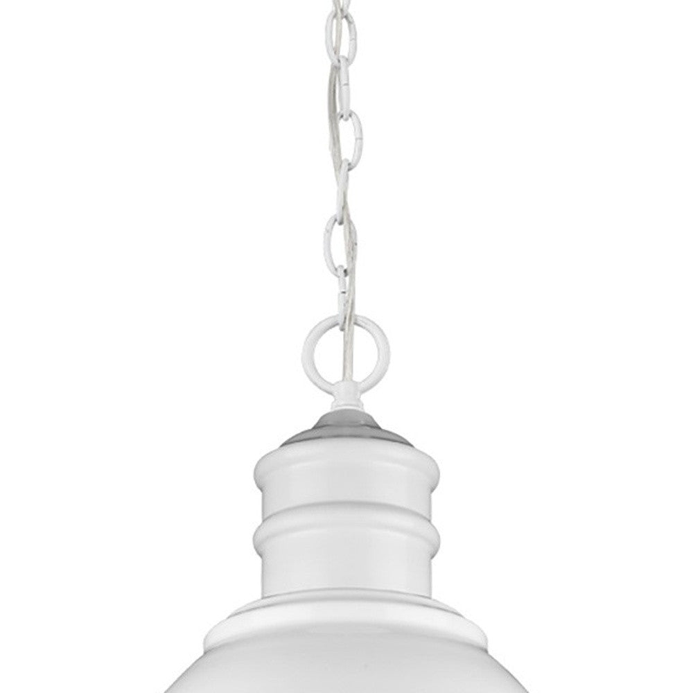 White Metal Dimmable Ceiling Light With White Shades