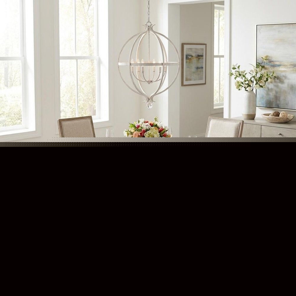 Callie 6-Light Country White Pendant