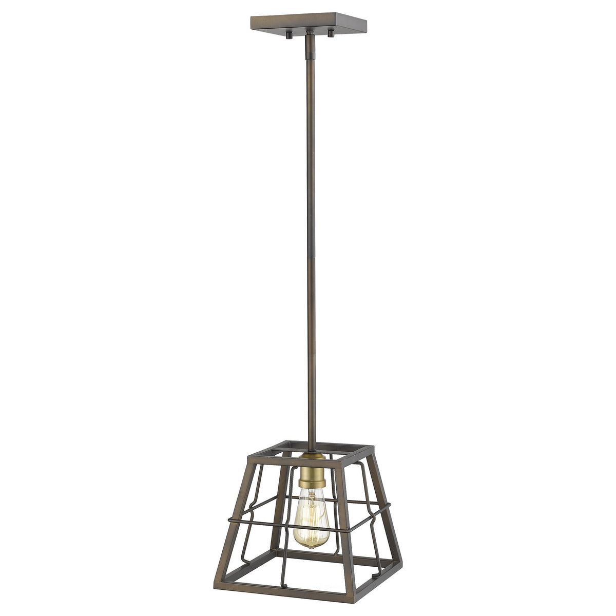 Bronze Metal Dimmable Ceiling Light