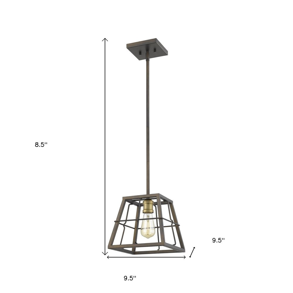Bronze Metal Dimmable Ceiling Light