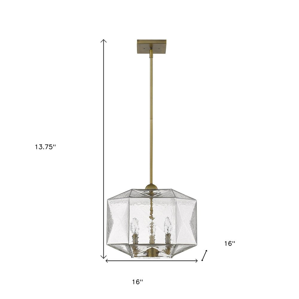 Bronze Metal Three Light Dimmable Ceiling Light With Copper Shades