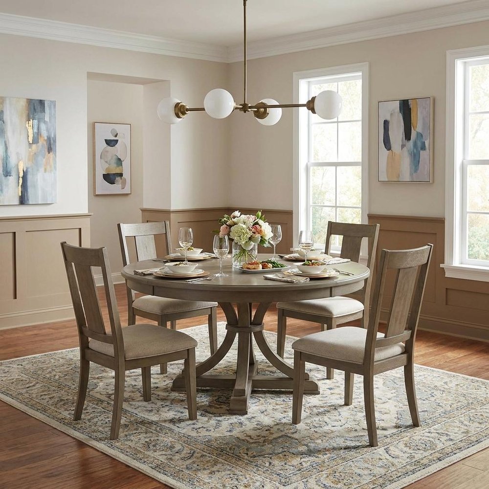 Bronze Metal Four Light Dimmable Ceiling Light With Off White Shades