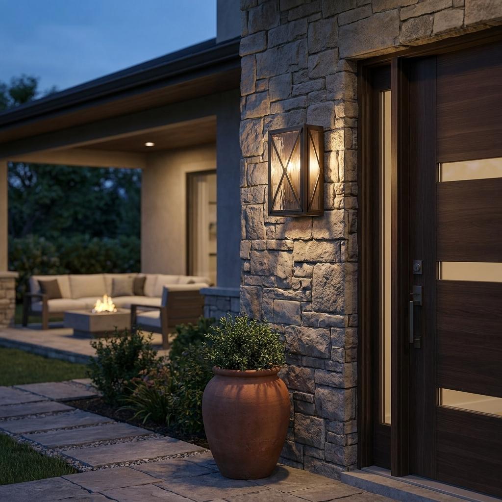 Black And Clear Three Light Transparent Dimmable Outdoor Hanging Lights With Black And Clear Shades
