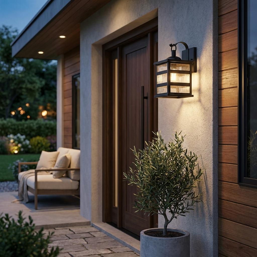 Black And Clear Three Light Transparent Dimmable Outdoor Hanging Lights With Black And Clear Shades